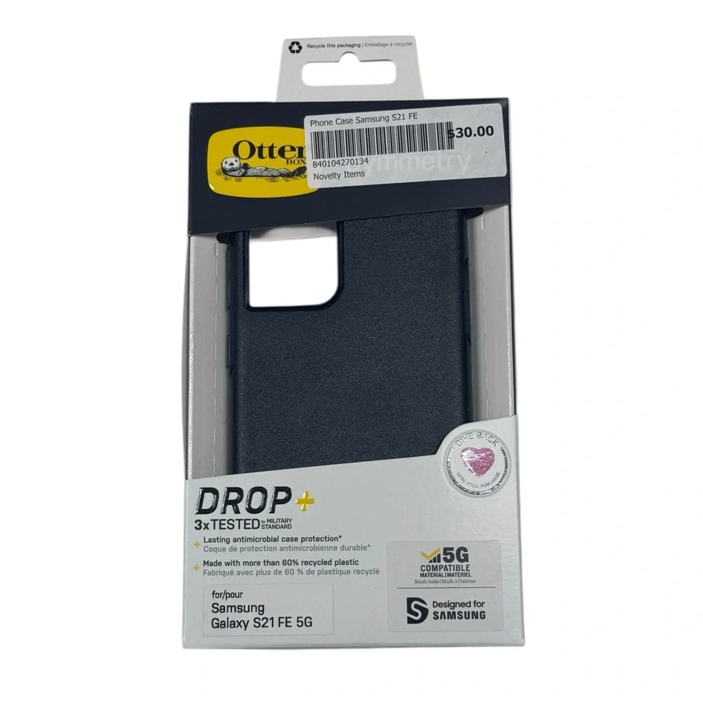 OtterBox Black Samsung S21 FE 5G Compatible Phone Case